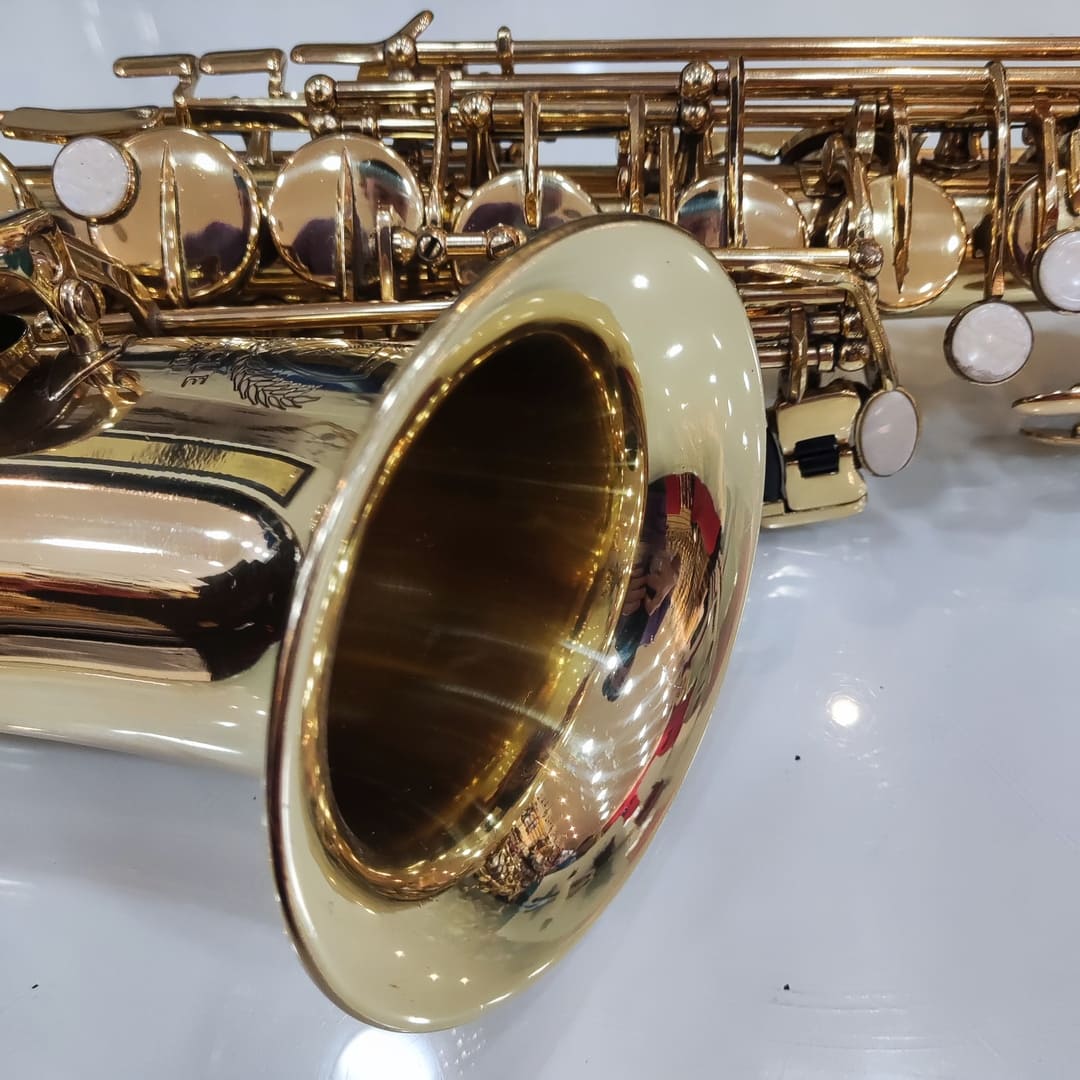 Sax tenor Prime Sib – dourado – seminovo – FÁ-SOL-LÁ Instrumentos Musicais